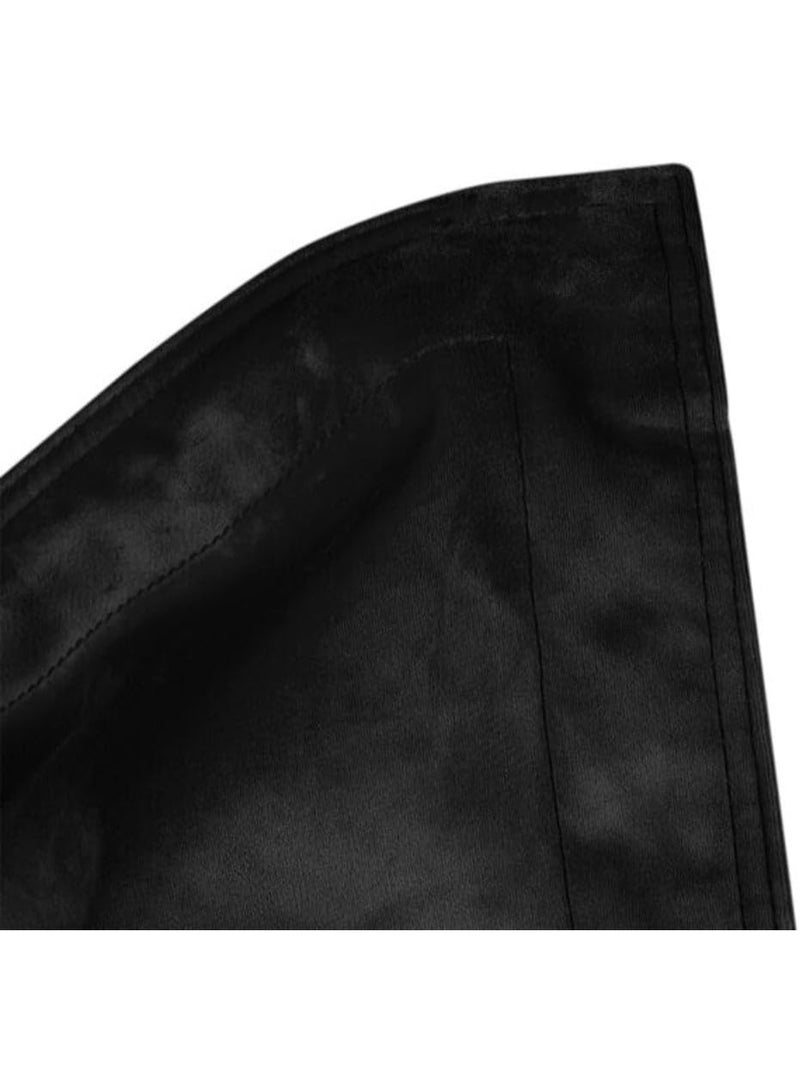 Fatboy Original Slim Bean Bag Velvet | Super soft | Washable outerbag | Pilling resistant | Hugh Hefner approved | Designed for indoor | Original Slim Velvet | 100% polyester | 155 x 120 cm - Black - Image 5